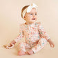 Floral L/S Zipsuit - Fern Floral
