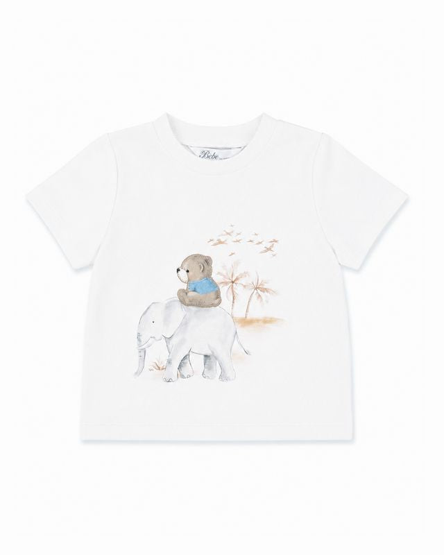 Brady Bear Tee - Cloud