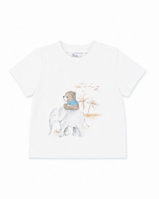 Brady Bear Tee - Cloud