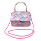 Shimmering Mermaid Scale Hard Handbag