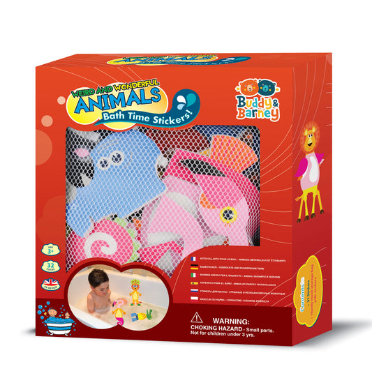 Bath Time Stickers - Weird & Wonderful Animals