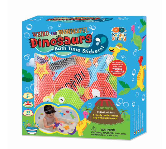 Bath Time Stickers - Weird & Wonderful Dinosaurs
