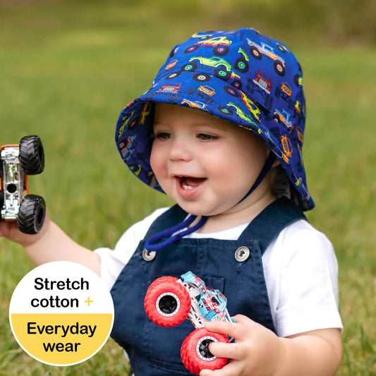 Toddler Bucket Sun Hat - Monstertruck