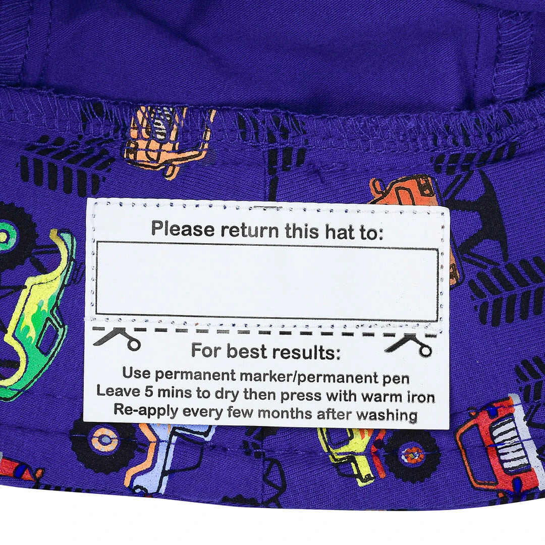 Toddler Bucket Sun Hat - Monstertruck
