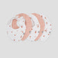 Muslin Bibs 5PK - Dusty Rose