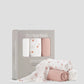 Muslin Wraps 3 Pack - Dusty Rose