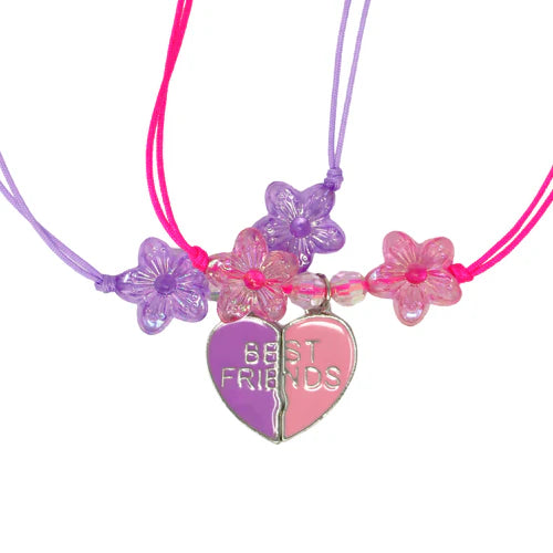 BFF Joining Heart Cord Bracelet