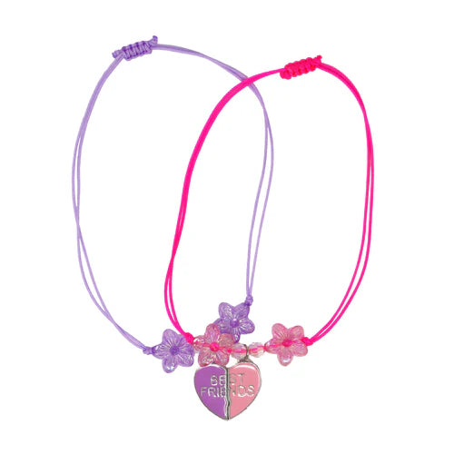 BFF Joining Heart Cord Bracelet