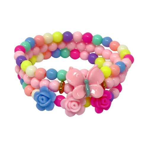 Ballet Butterfly 3-Pk Bracelets