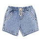 Acid Wash Shorts - Light Denim