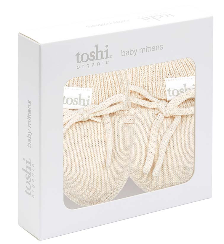 Toshi Organic Mittens Marley - Cream
