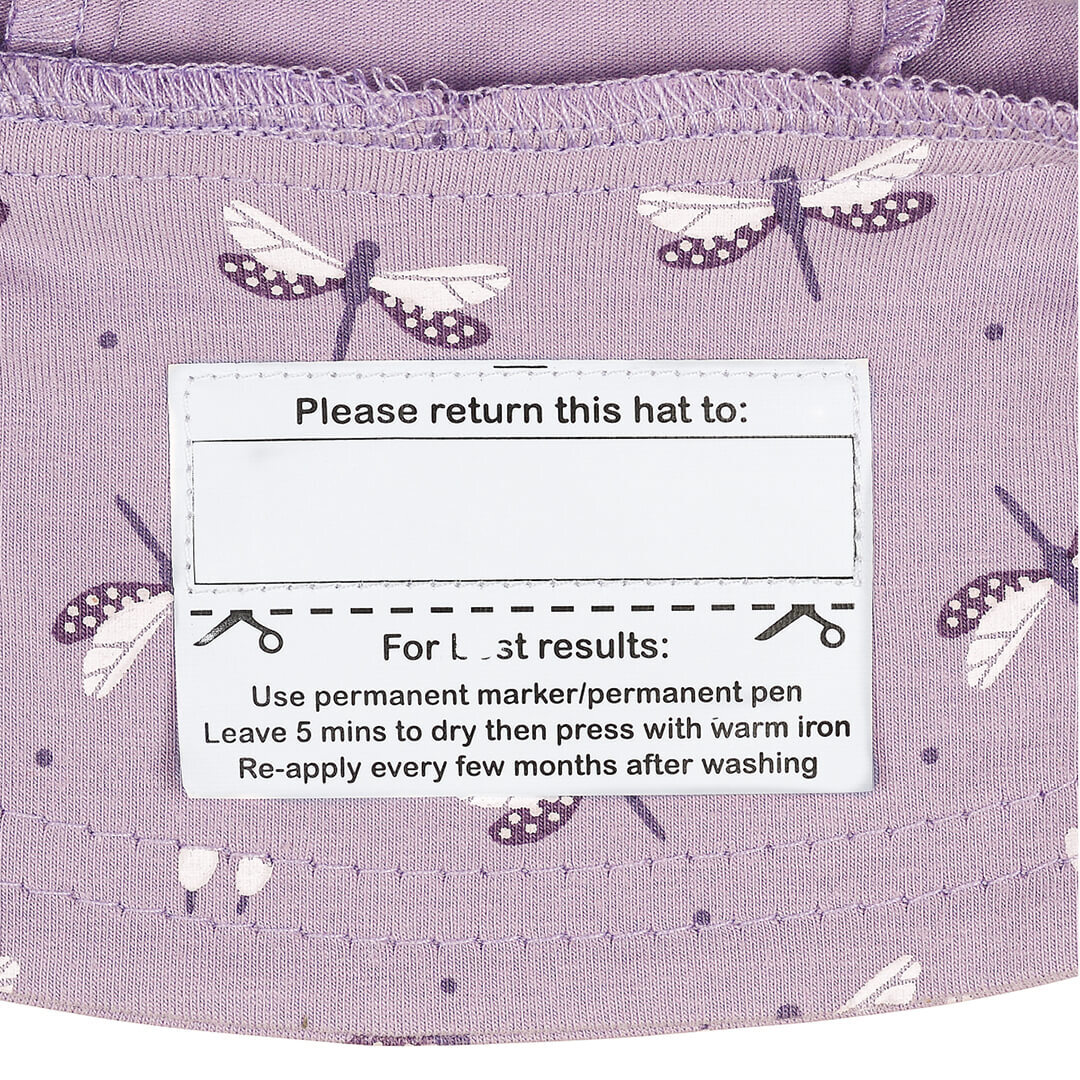 Girls Ponytail Bucket Hat - Dragonfly