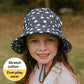 Girls Ponytail Bucket Hat - Dani