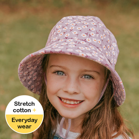 Girls Ponytail Bucket Hat - Lana