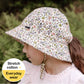 Ponytail Bucket Sun Hat - Floret