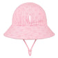 Ponytail Bucket Sun Hat - Ballerina