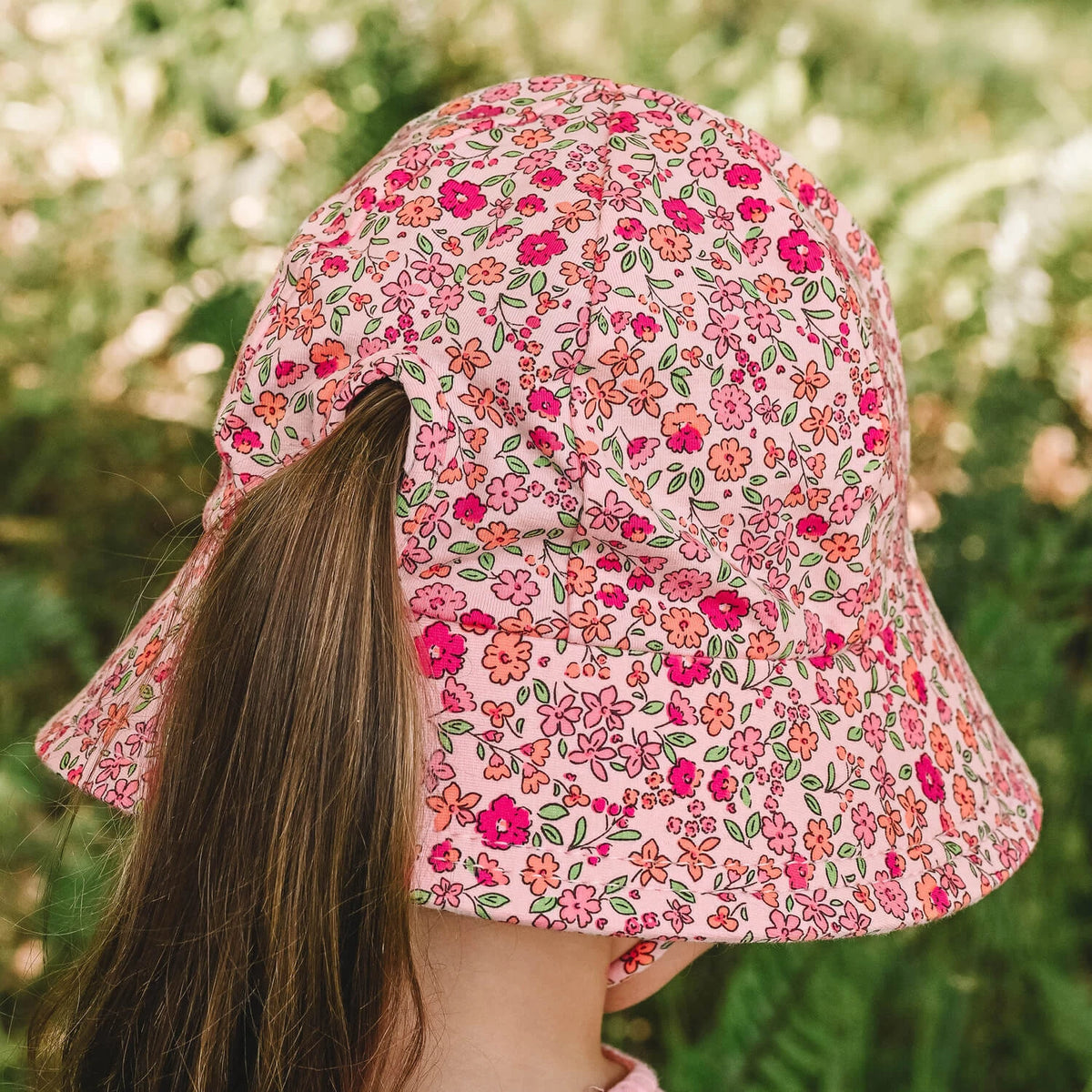 Ponytail Bucket Sun Hat - Bonnie