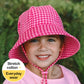 Ponytail Bucket Sun Hat - Pixie