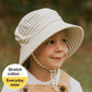 Kids Classic Bucket Sun Hat - Natural Stripe