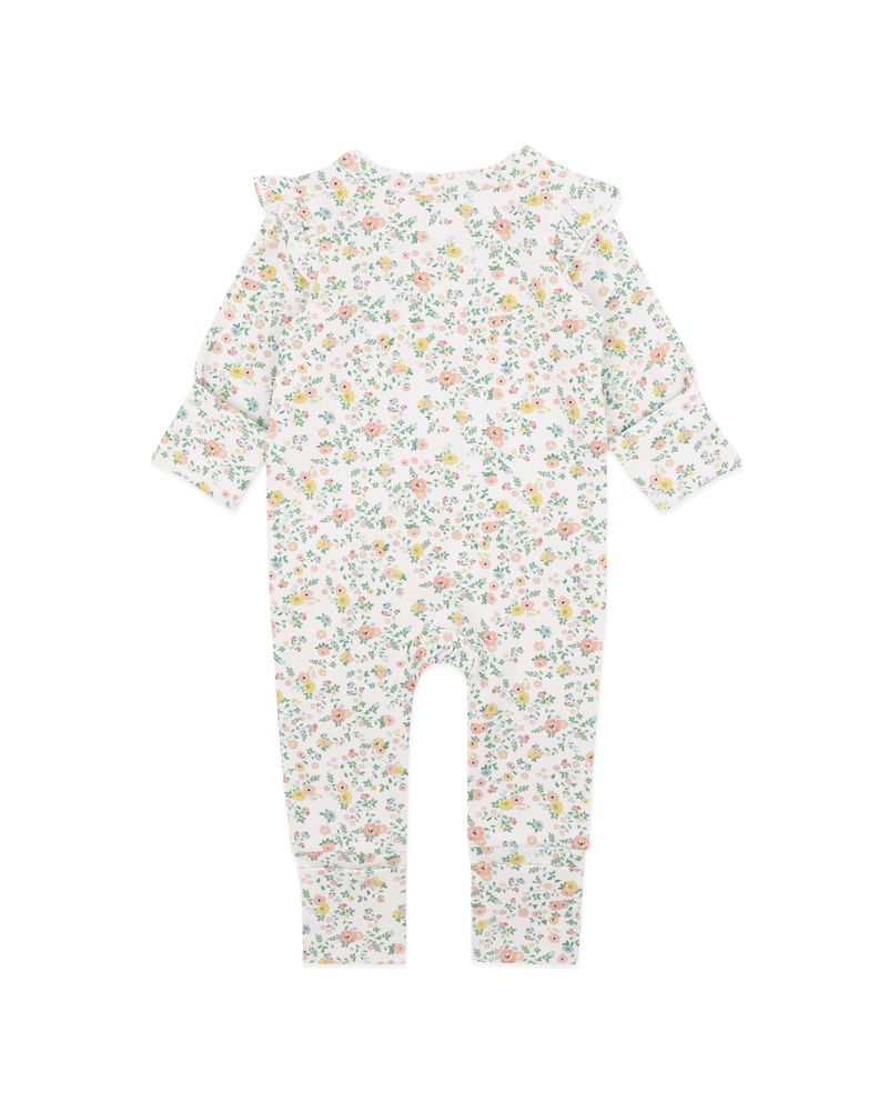 Pia L/S Zipsuit - Ditsy Print