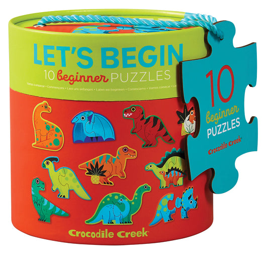 Let's Begin 2 Pce Puzzle - Dinosaurs