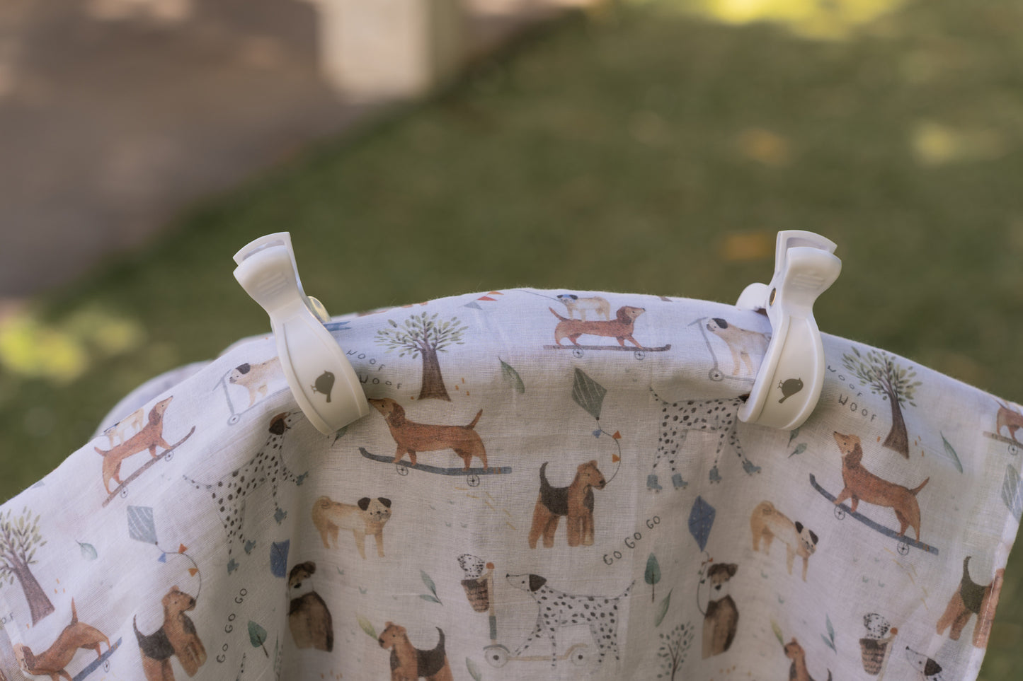 Pram Clips 4pk - White
