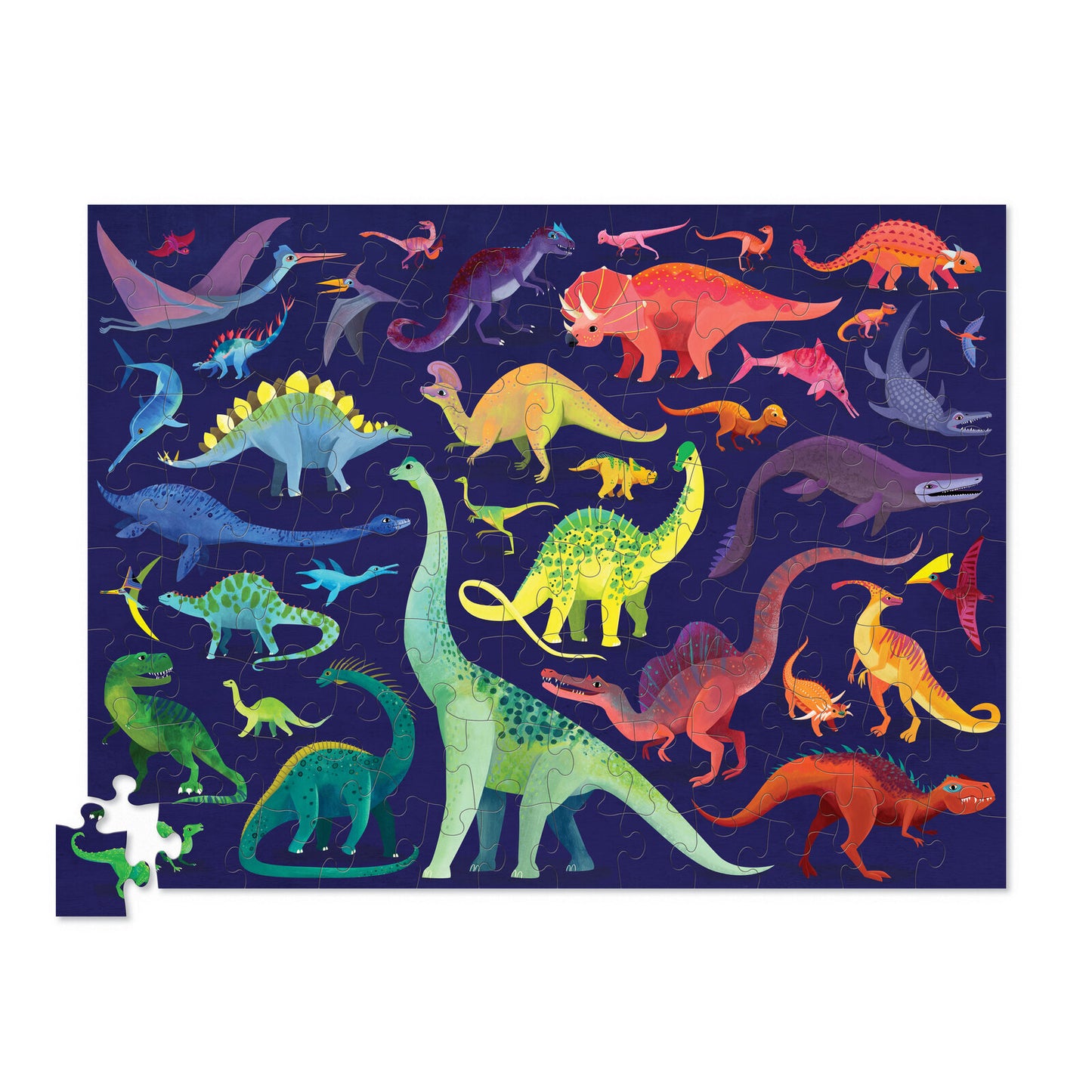 36 Animal Puzzle 100pce - Dino World