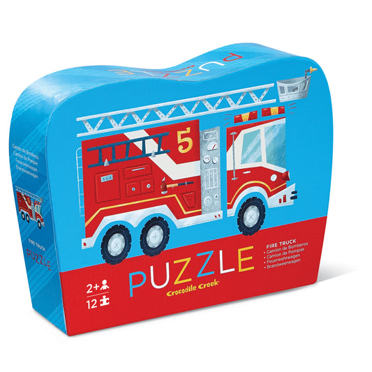 Mini Puzzle 12 Pce - Fire Truck