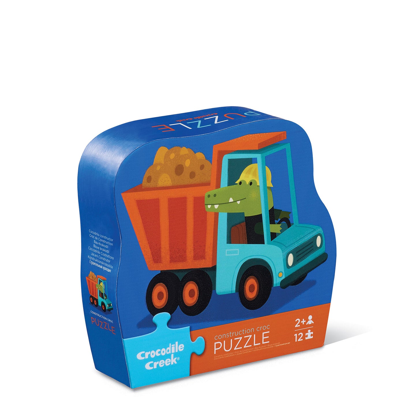 Mini Puzzle 12 pc - Construction Croc