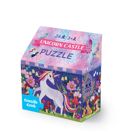 Little Building Puzzle 24pc - Unicorn Castle
