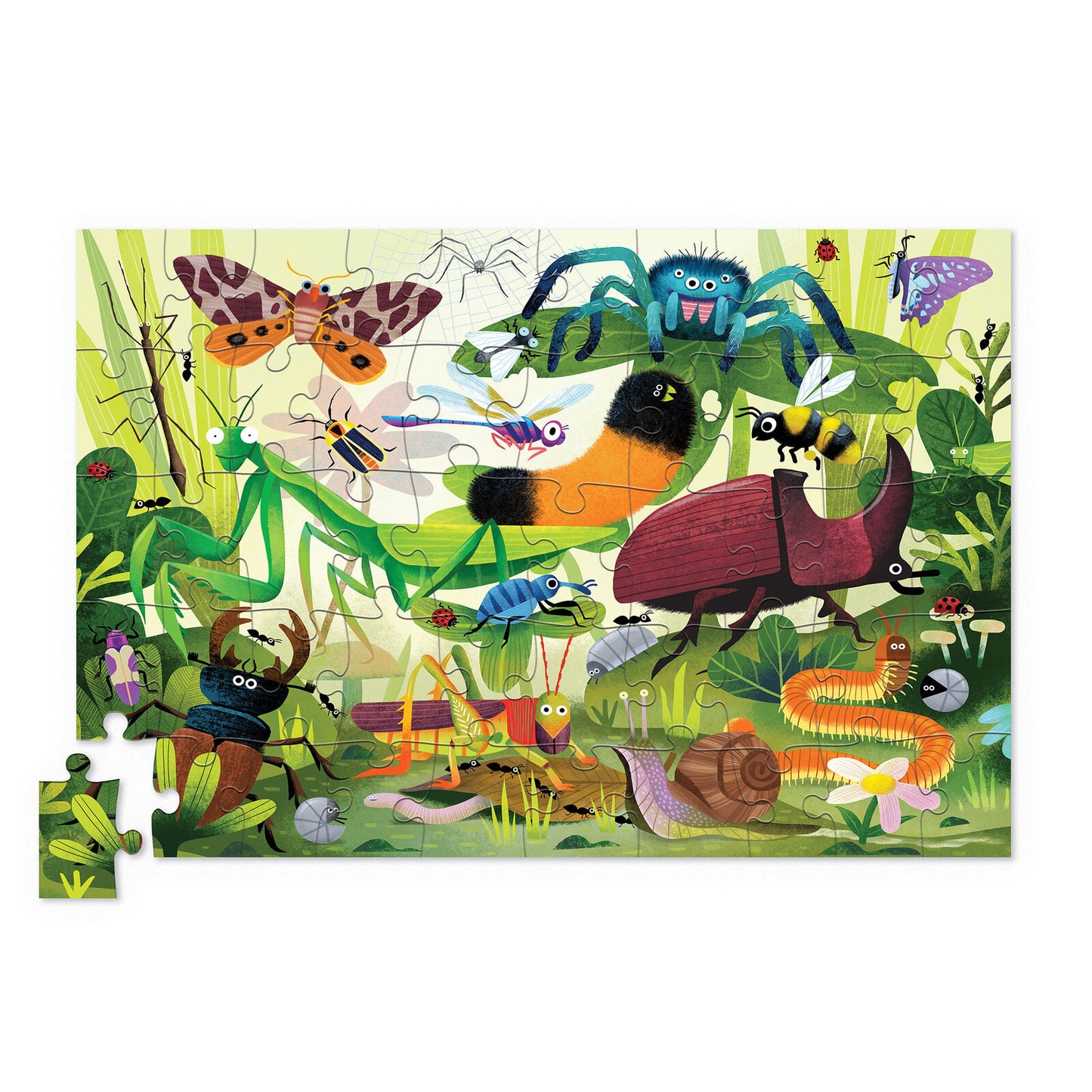 Holographic Puzzle 50pc - Backyard Bugs