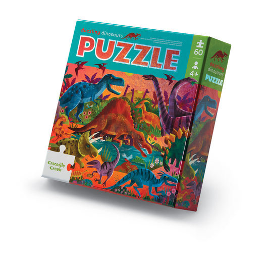 Foil Puzzle 60pce - Dazzling Dinos