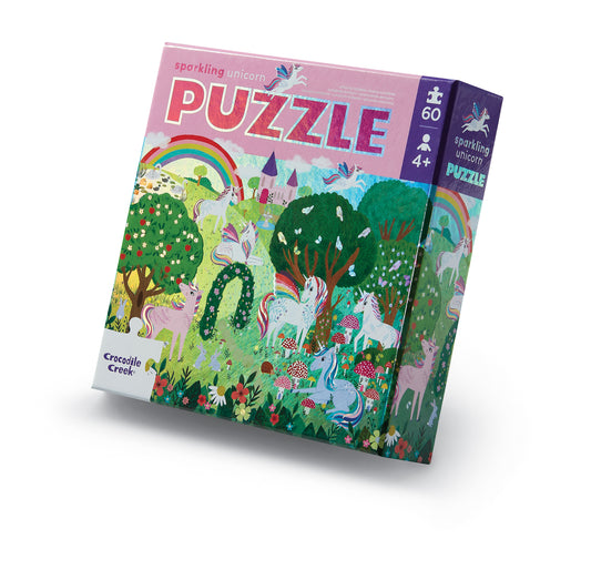 Foil Puzzle 60pce - Sparkling Unicorn