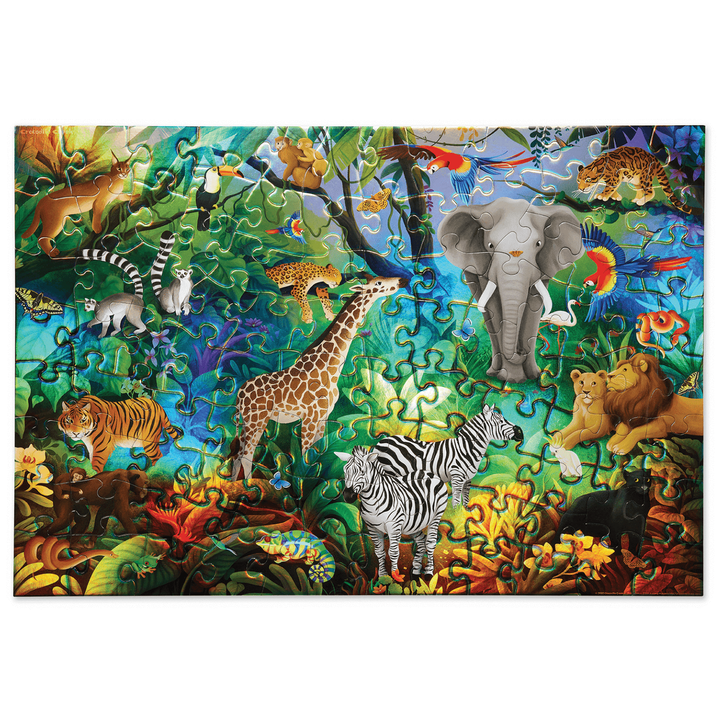 Holographic Puzzle 100pce - Jungle Paradise