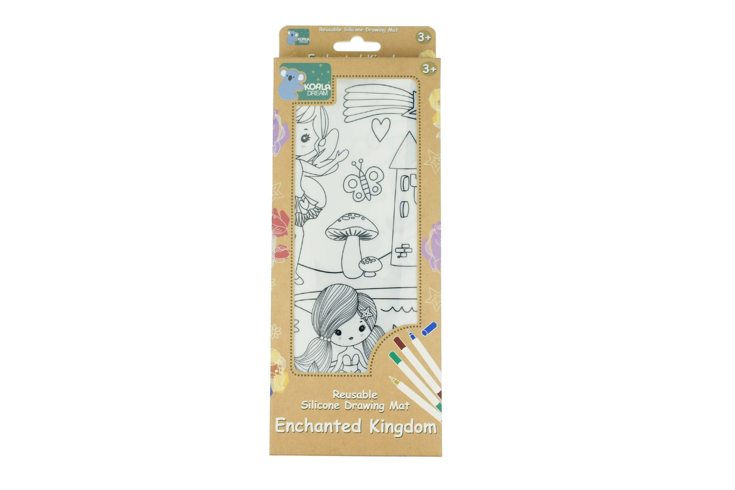 Silicone Reusable Drawing mat - Enchanted Kingdom