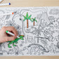 Silicone Reusable Drawing Mat - Dinosaurs