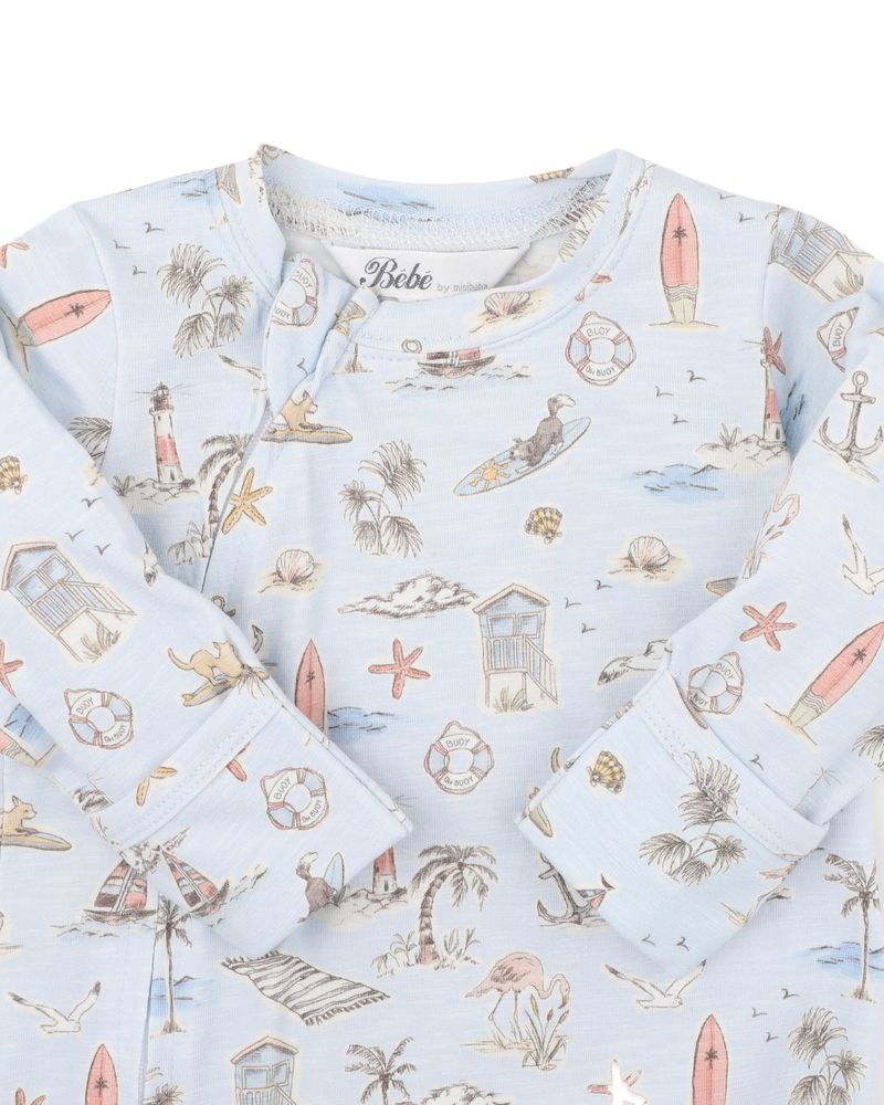 Max L/S Zipsuit - Max Print