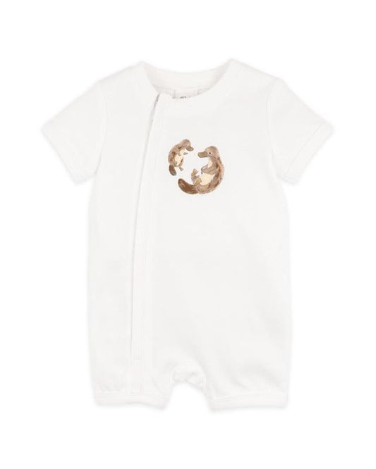 Australiana Platypus S/S Zipsuit - Cloud