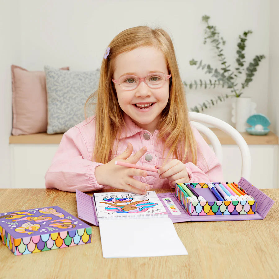 Colour By Numbers - Mermaids & Friends