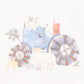 Clayton Farm Scene S/S Romper - Multi