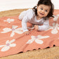 Cotton Baby Blanket - Daisy