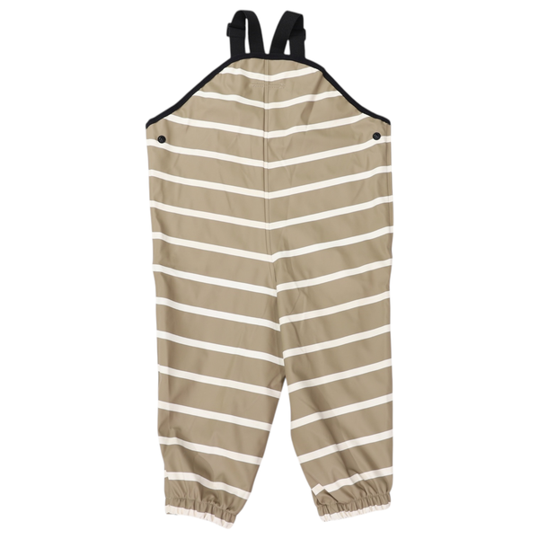 Striped Colour Change Overalls - Chestnut