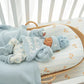 'Hello World' Chunky Knit Jumper - Sky Blue