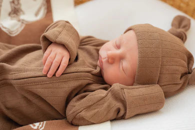 Essential Zip Romper - Chocolate