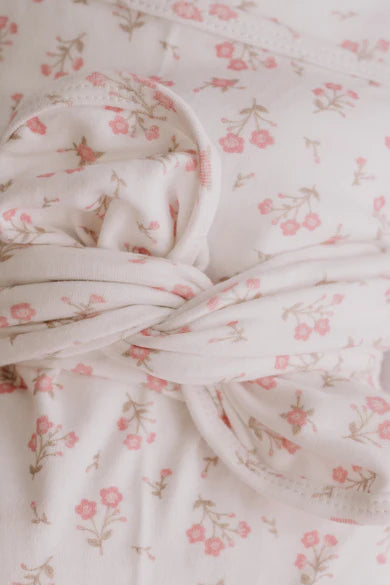 Jersey Swaddle - Paisley Peony