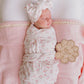 Jersey Swaddle - Paisley Peony