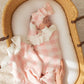 Frill Knit Blanket - Pink Gingham