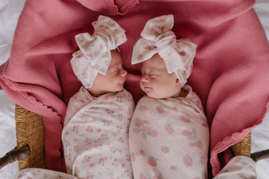 Jersey Swaddle - Paisley Peony