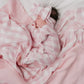 Swaddle & Top Knot Set -  Pink Gingham
