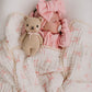 Gauze Lace Blanket - Pink Bows